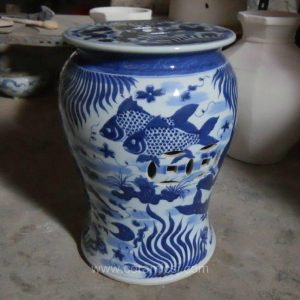 Antique Porcelain Garden Stool WRYSI01