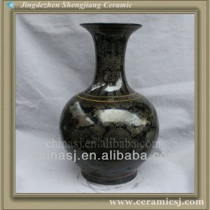 RYSV21 Black oriental modern flower cheap vase