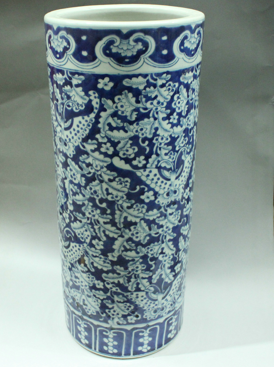 RYWL04 oriental indoor ceramic rain umbrella stand Jingdezhen