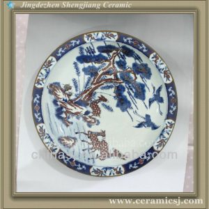 RYWU09 porcelain and ceramic hand painted plate