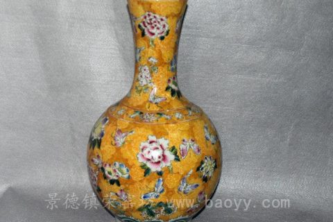6.7/" Collect Old Chinese Famille-rose Porcelain Ancient Figure Pot Tea Canister