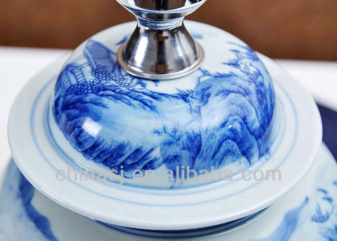 TYLP13 Chinese Hand Painted Ceramic Lamp