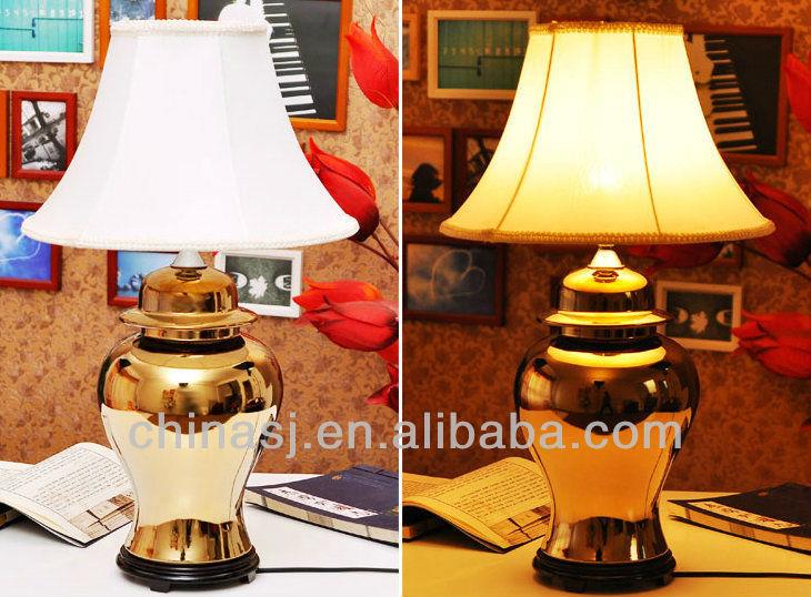 TYLP50 Metal brass gold Porcelain Lamp