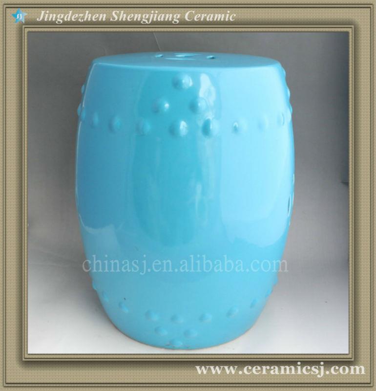 WRYIR81 17inch Blue ceramic bar stools