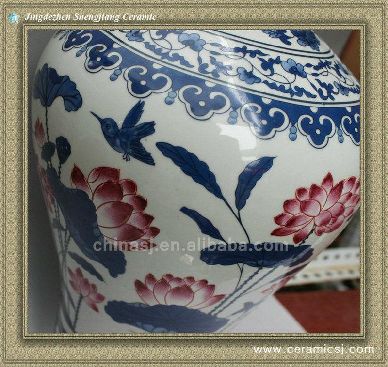 RYXG01 jingdezhen porcelain blue and white vase