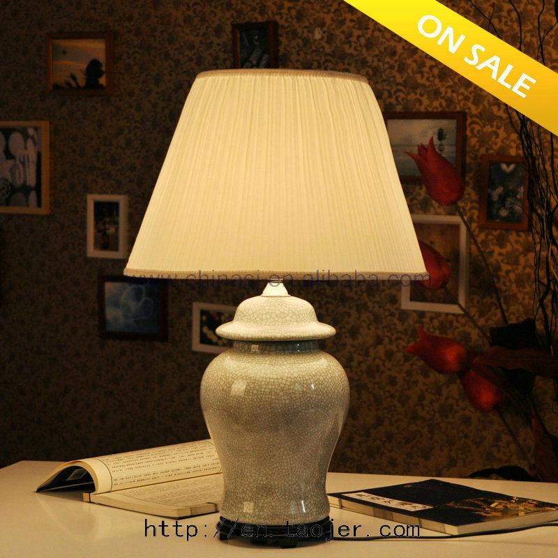 TYLP74 Crackle Glaze Ceramic Table Lamps