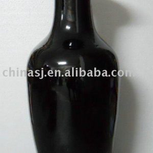 WRYIR66 Height 100cm black porcelain vase 