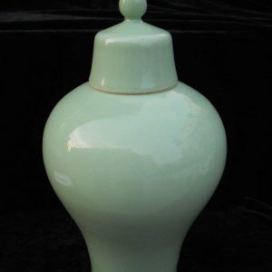 celadon porcelain vase porcelain jar with cover WRYKX11