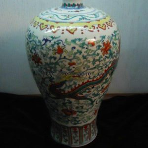 Antique Qing dynasty Meiping porcelain Vase WRYMI01