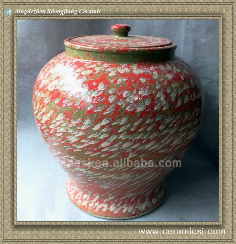 RYWO11 colored ceramic jar wholesale Jingdezhen Shengjiang Ceramic Co., Ltd.jingdezhen hand
