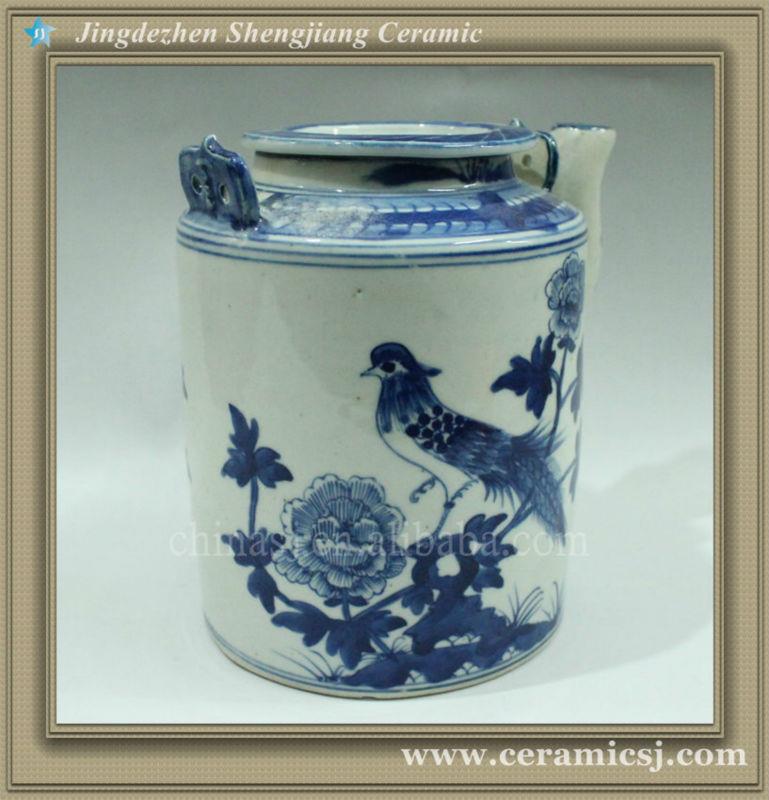 RYWK02 blue and white ceramic tea pot