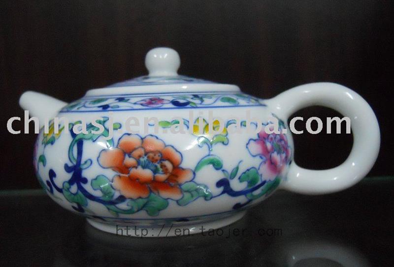 Porcelain Tea Pot with High Quality RYG83 Jingdezhen Shengjiang Ceramic Co., Ltd.jingdezhen