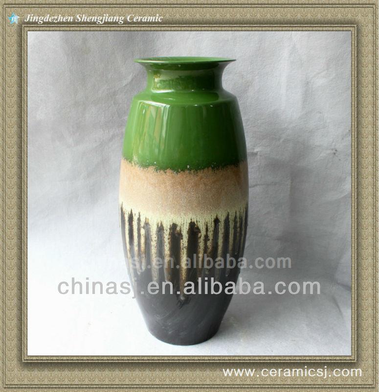 RYWO15 green porcelain Vase