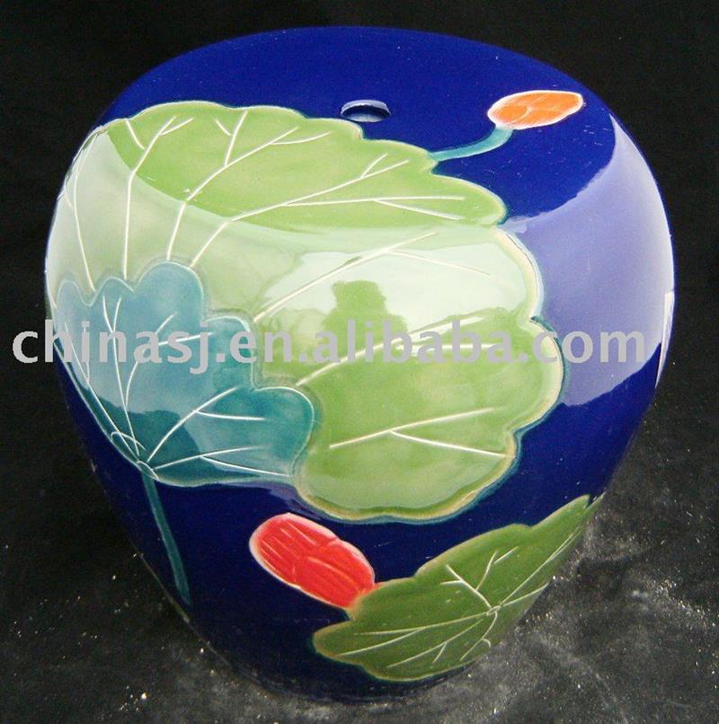 chinese ceramic outdoor garden stool WRYAZ228