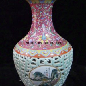 WRYLW01 Chinese Qing dynasty Reproduction Porcelain Vase