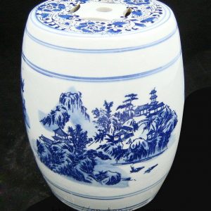 WRYAZ205 Chinese blue and white Porcelain Garden Stool 