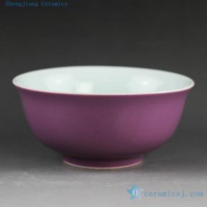 14EI54 Jingdezhen Porcelain Cups Purple color high temperature fired