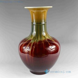 RZCJ27 H14" outdoor decorative vases Transmutation Porcelain Vase