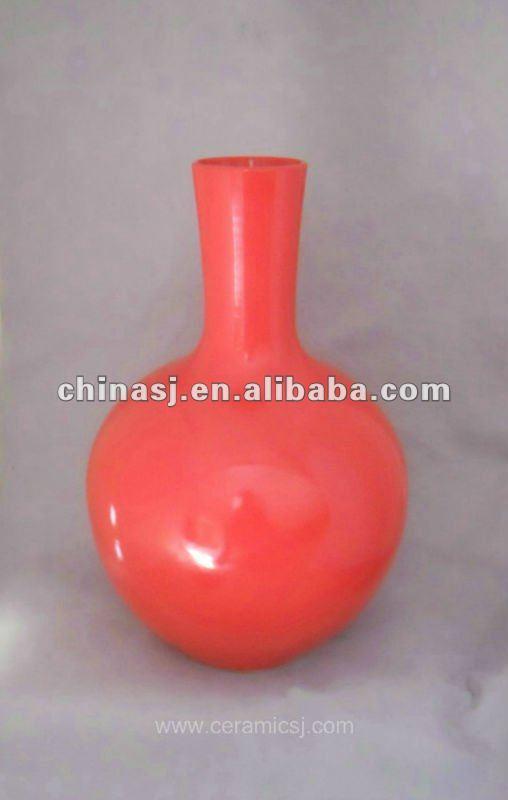 beautiful chinese red porcelain vase WRYKB82