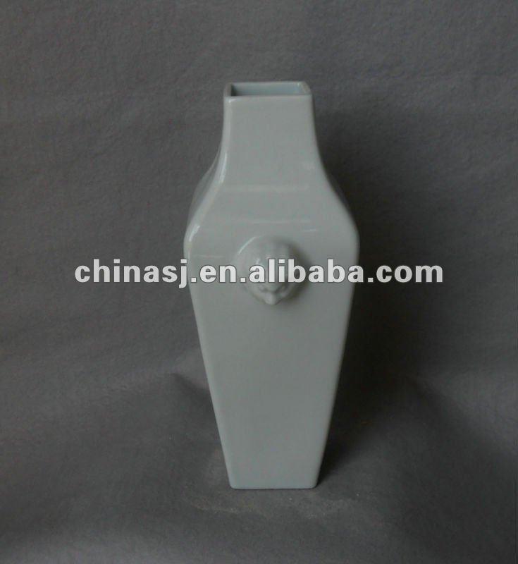 blanc de chine square porcelain vase WRYTK05