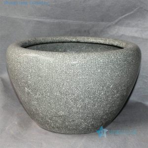 RZDE05 set of four ceramic crackle glazed bowls