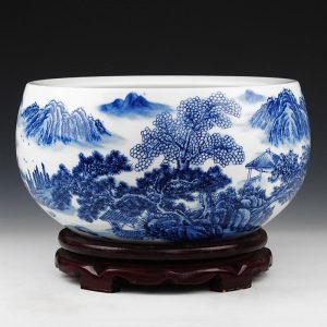 High quality Hand Painted Ceramic Fish Bowls