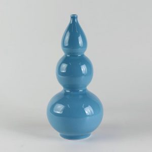 11.6 inch Blue Gourd Ceramic Vases