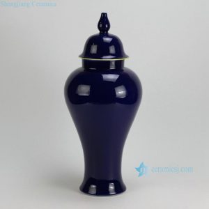 RYKB114-A 20.5" Blue Ceramic Ginger Jars