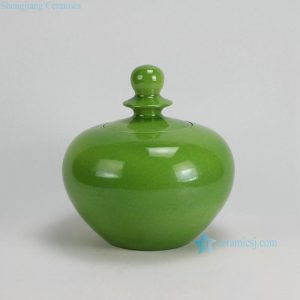 RYKB124 Ceramic Plain glazed Jars 
