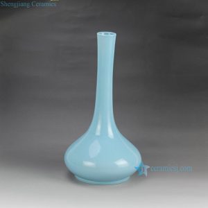 RYNQ174 h15.5inch Solid Long Neck Ceramic Vase