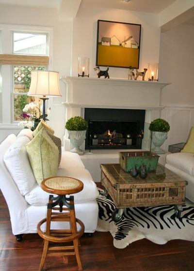 Beach Style Living Room by Kelley & Company Home