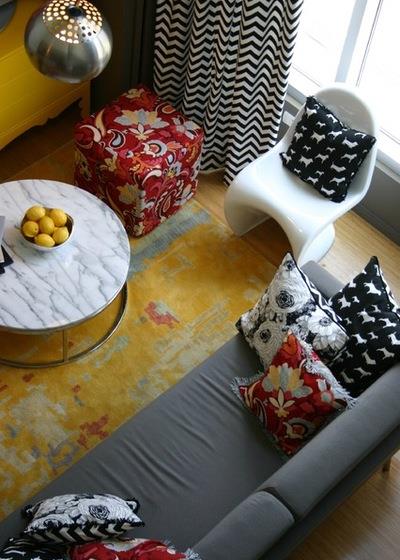 Contemporary Living Room by Emily Elizabeth Interior Design