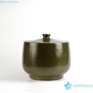 RZJA01 tea dust glaze solid color ceramic storage collection jar