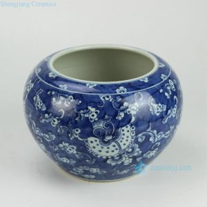 RYWD18 RYWD18-B Hand paint treasure medallion ceramic vase