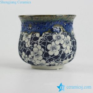 RYYF29-A/B/C Blue and white succulent plants cute ceramic planters