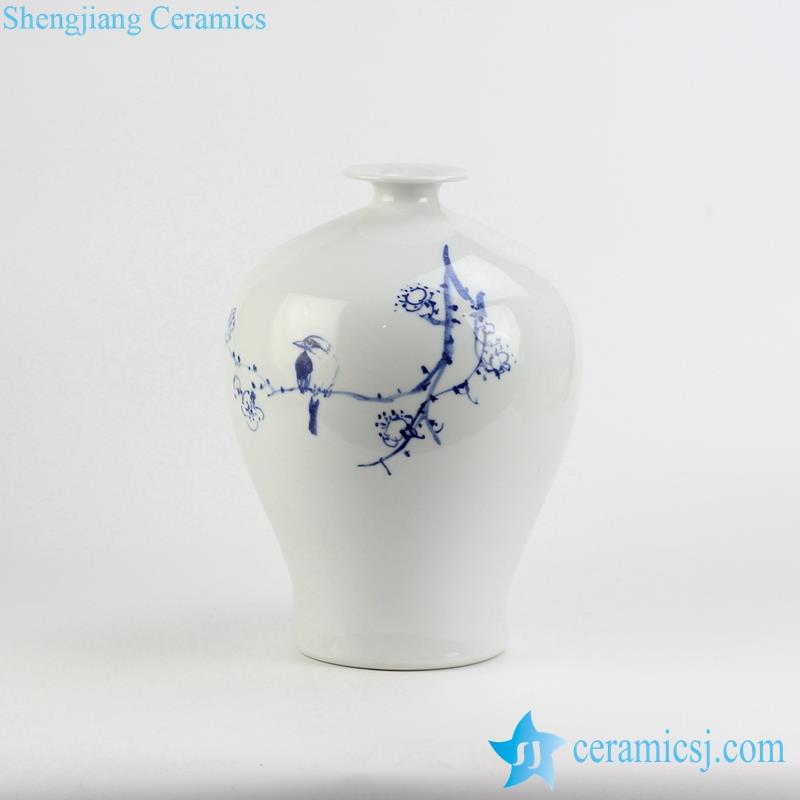 hand paint blue and white porcelain vase