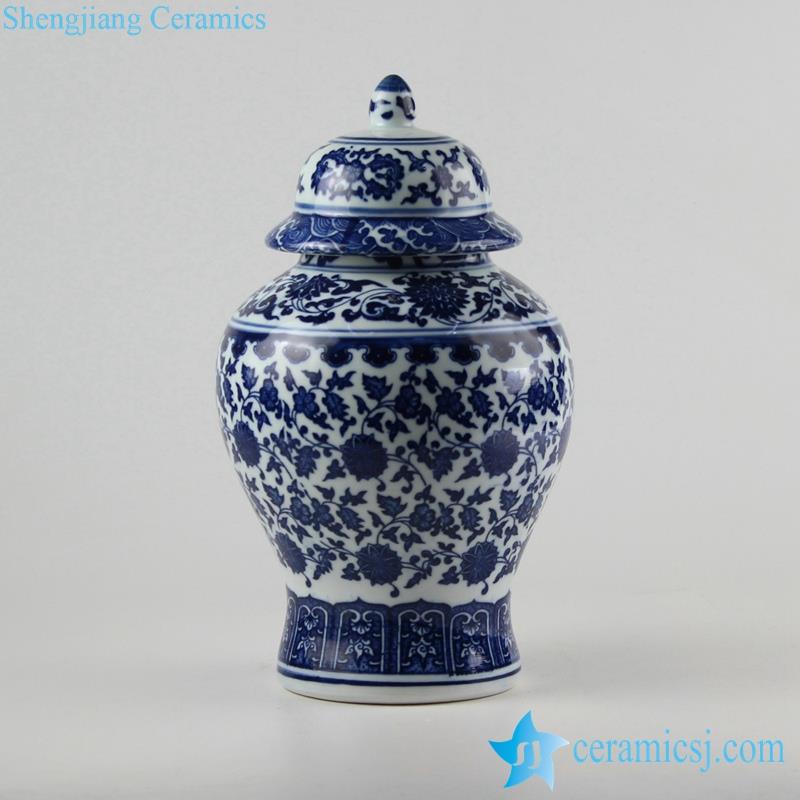 blue and white porcelain ginger jar