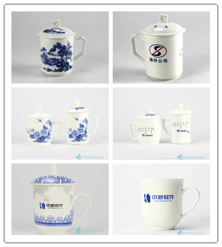  business logo print customize ceramic tea cup