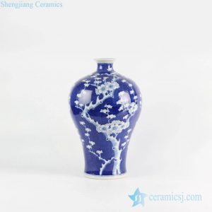 RYLU115 Meiping vase blue and white color JDZ China made for internet export sale