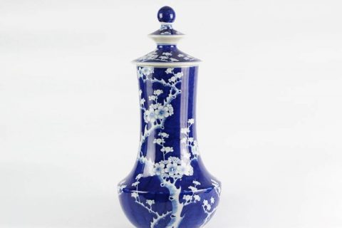 RYLU99-B Hand paint Japan cherry blossom pattern porcelain vinegar soybean sauce jar