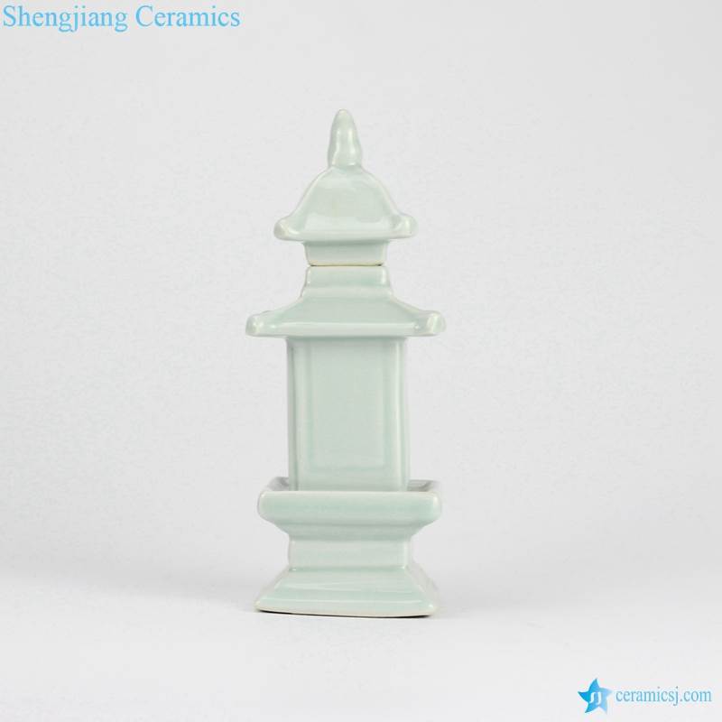 RZGE01-C/D/E         plain color made in China ceramic pagoda
