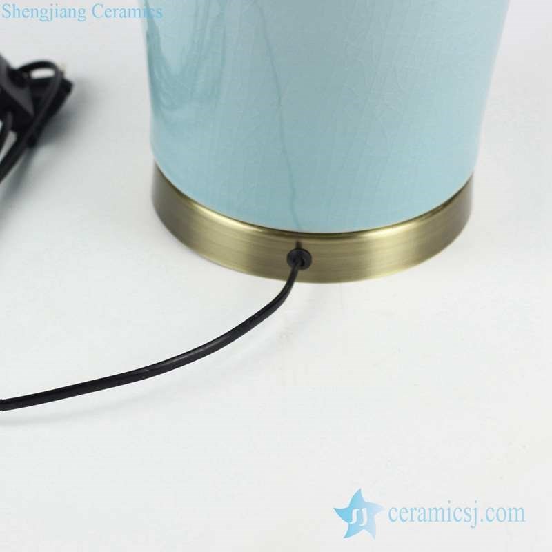 light blue lamp