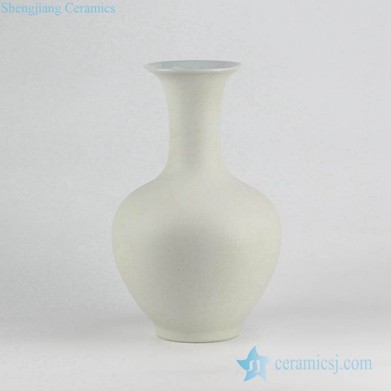 Speckle clay material surface pottery long neck flower vase
