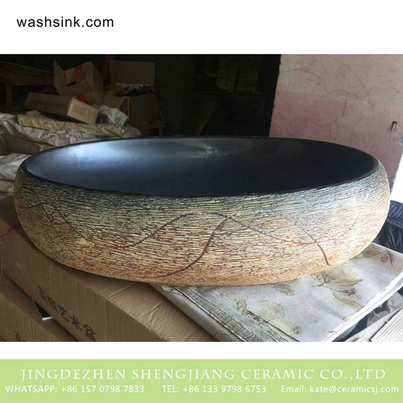Single hole style Jingdezhen local design ceramic hand rinse vanity