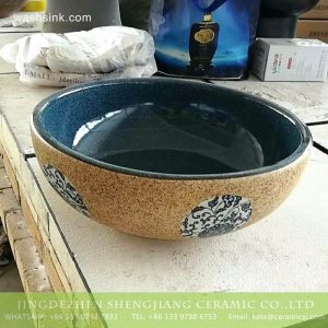 TPAA-210 Jingdezhen China bulk sell fancy ceramic corner vanity 