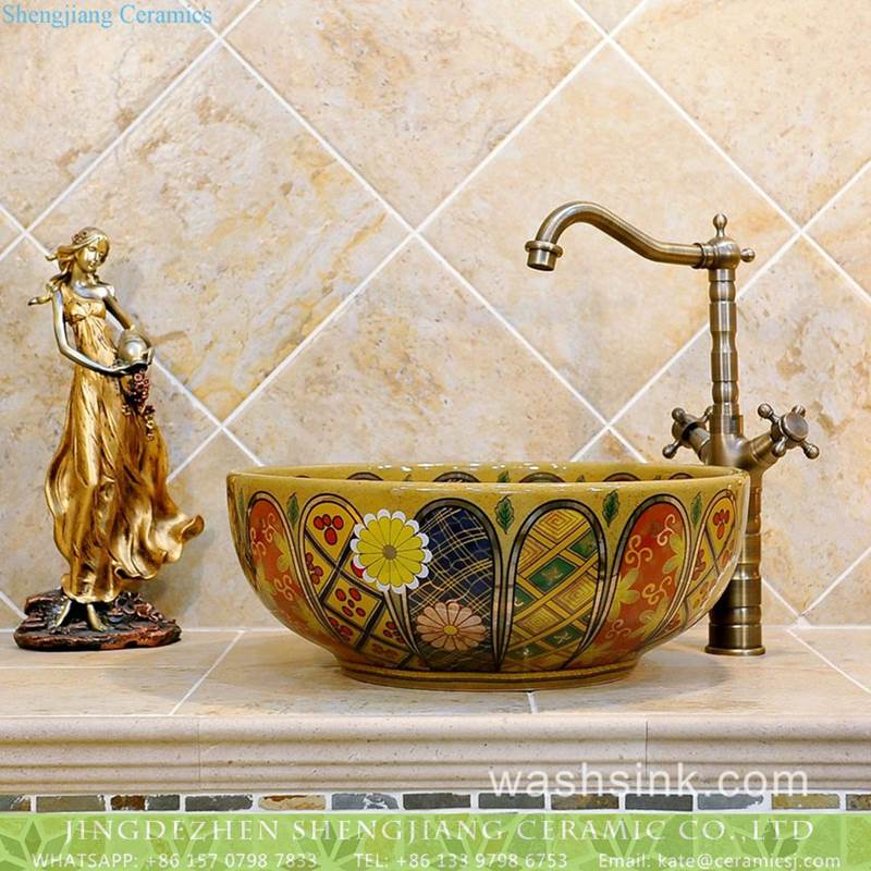 Nippon royal style antique ceramic wash basin set 