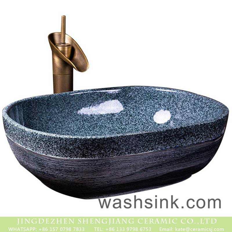 Jingdezhen Shengjiang factory direct high gloss art famille rose washing basin