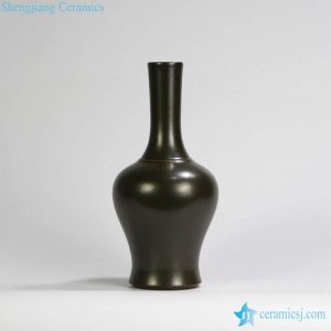 RYPM39 Gloss Green Modern Ceramic Vase For Flowers