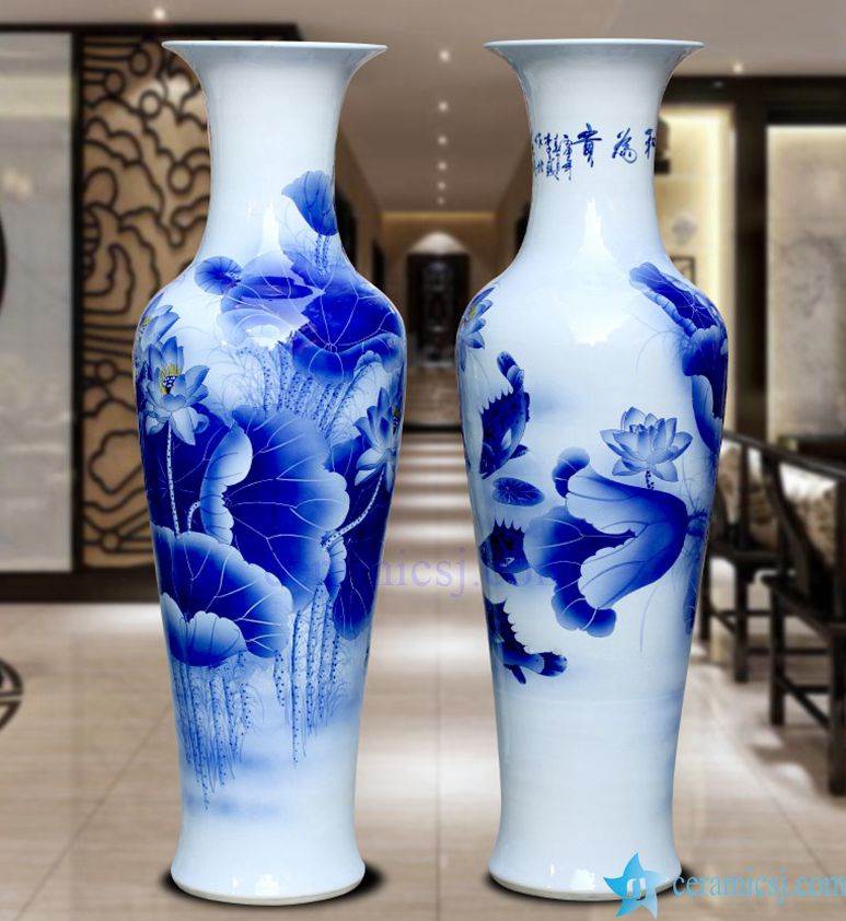 Floor ceramic vase