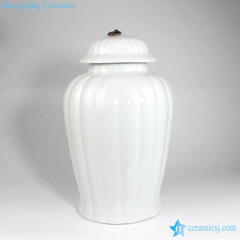 white ceramic jar is China made